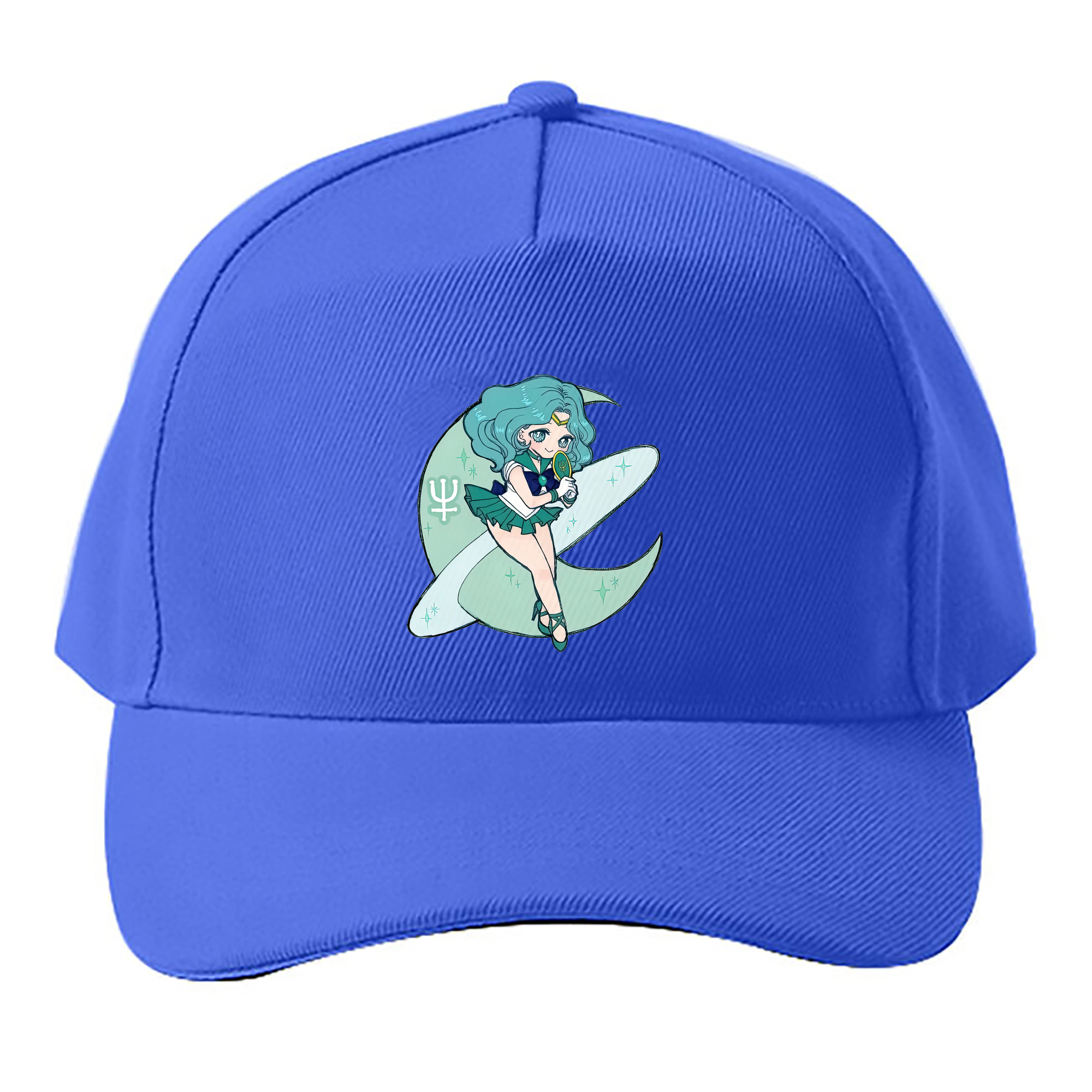 （画像用） 美少女戦士セーラームーン 海王 みちる（かいおう みちる） Sailor Moon Kaiou Michiru ベースボールキャップ 綿100％ 男女兼用 帽子 スポーツ